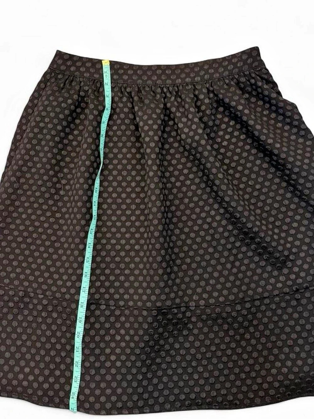 Minimum Lonna skirt Polka Dot Midi Skirt in Black Size 10